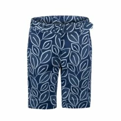 Girls Golf Navy Leaves Golf Bermuda Damen