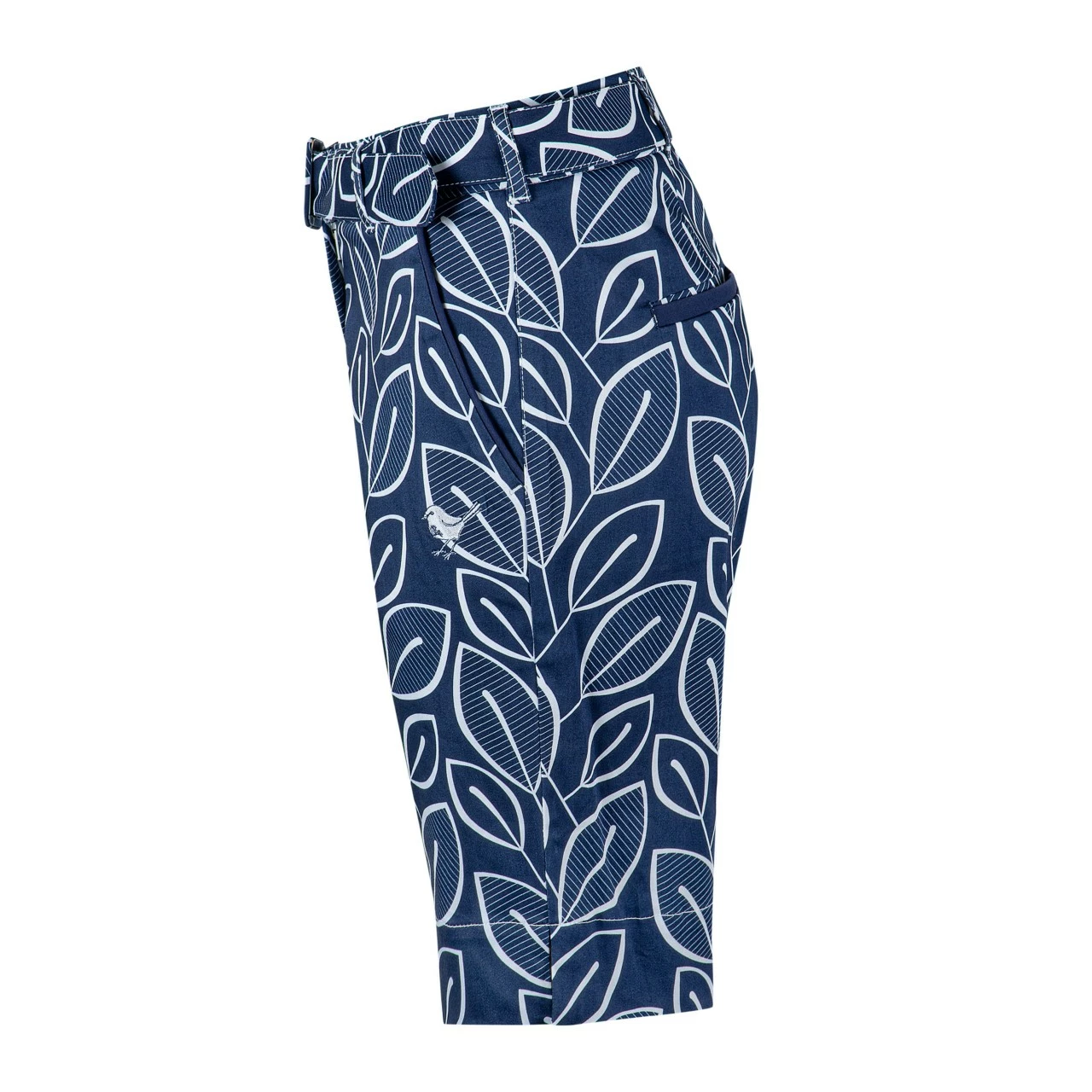 Girls Golf Navy Leaves Golf Bermuda Damen - Image 2