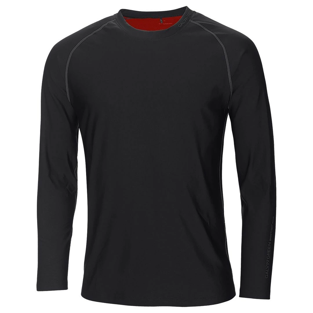 Galvin Green ELMO Skintight Long Sleeve Base Layer Herren Schwarz/rot
