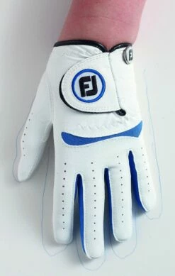 Footjoy Junior Handschuh Weiß/blau