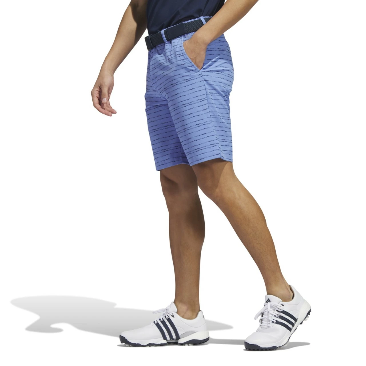 adidas Textured 9-Inch Golf Shorts Herren Adidas Textured 9-Inch Golf Shorts Herren -Geschäft Callaway HR7979 5 APPAREL On Model Side