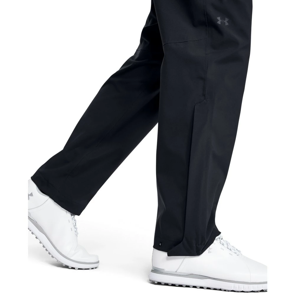 Under Armour Stormproof Golf Regenhose Damen Schwarz - Image 3